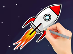 Gioco Coloring Book: Flying Rocket