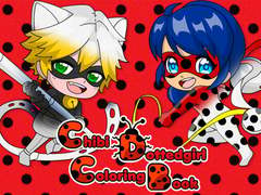 Gioco Chibi Dotted Girl Coloring Book