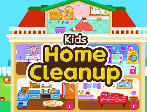 Gioco Pulizia della casa dei bambini .