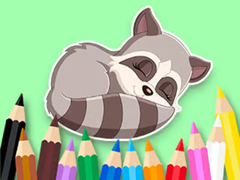 Gioco Coloring Book: Baby Raccoon