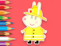 Gioco Coloring Book: Rabbit Firefighter