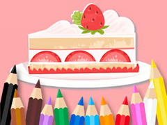 Gioco Coloring Book: Strawberry Cake