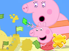 Gioco Jigsaw Puzzle: Peppa Pig Making Sand