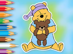 Gioco Coloring Book: Winnie With Toy Bear