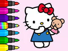 Gioco Coloring Book: Hello Kitty Teddy Bear