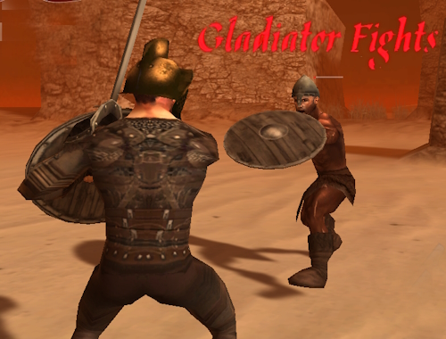 Gioco Combattimenti tra gladiatori .