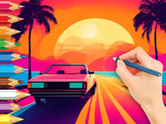 Gioco Coloring Book: Sunset Driving