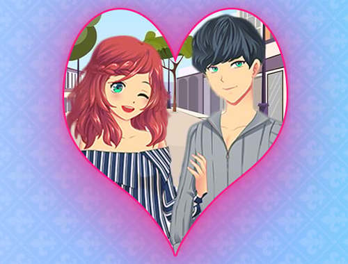 Gioco Gioco di vestire coppie romantiche di anime .