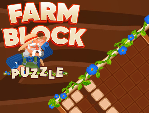 Gioco Puzzle del blocco della fattoria .