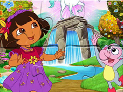 Gioco Jigsaw Puzzle: Dora Wonderland