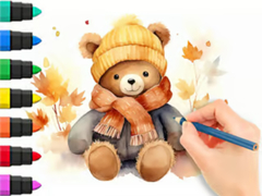 Gioco Coloring Book: Autumn Bear