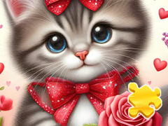 Gioco Jigsaw Puzzle: Rose Cat