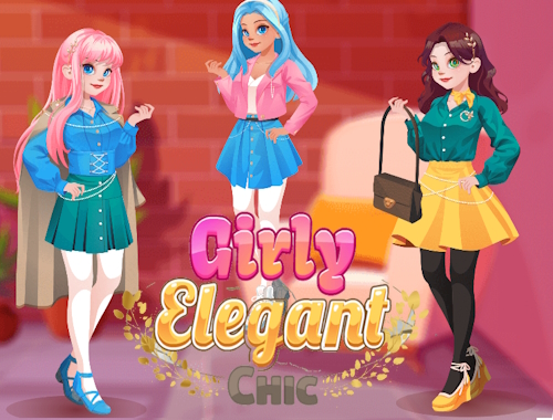 Gioco Girly elegante chic .