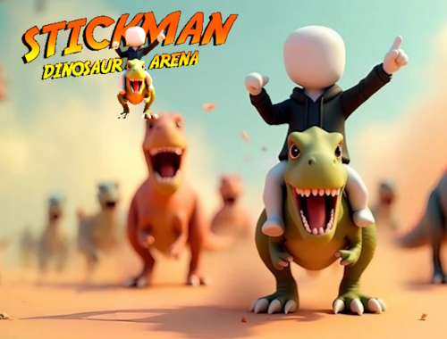 Gioco Arena dei dinosauri Stickman 