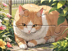 Gioco Jigsaw Puzzle: Cat Garden