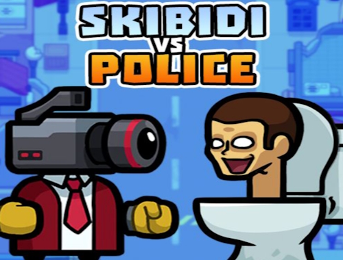 Gioco Skibidi contro la Polizia .