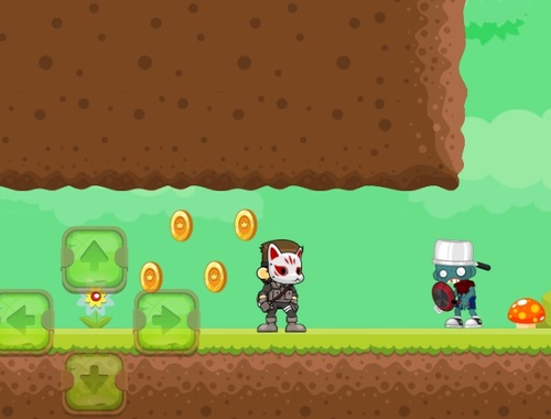 Gioco Attacco Ninja contro Zombie .