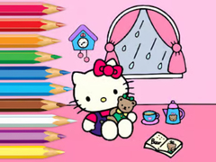 Gioco Coloring Book: Hello Kitty Rainy Day