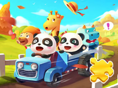 Gioco Jigsaw Puzzle: Baby Panda Autumn