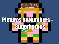 Gioco Pictures by Numbers - Superheroes