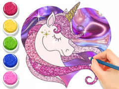 Gioco Coloring Book: Glowing Unicorn