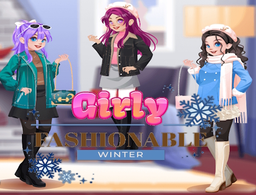 Gioco Inverno alla moda per ragazze .