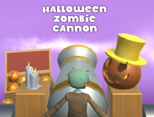 Gioco Cannone zombie di Halloween .