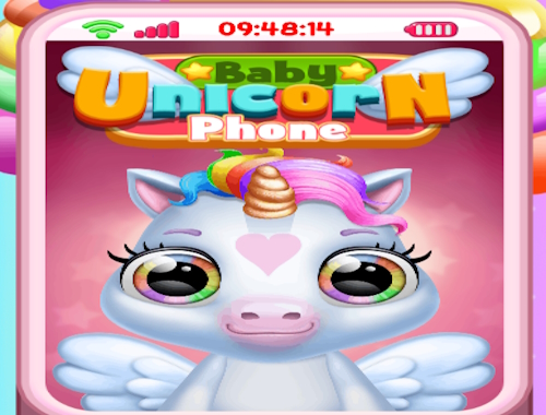 Gioco Telefono Baby Unicorno .