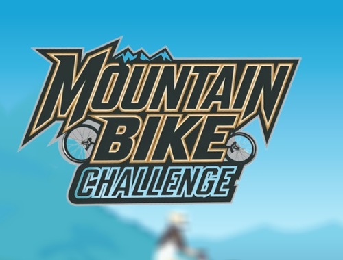 Gioco Sfida in mountain bike .
