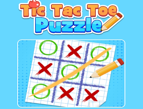 Gioco Puzzle di Tic Tac Toe .
