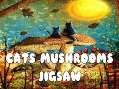 Gioco Cats Mushrooms Jigsaw