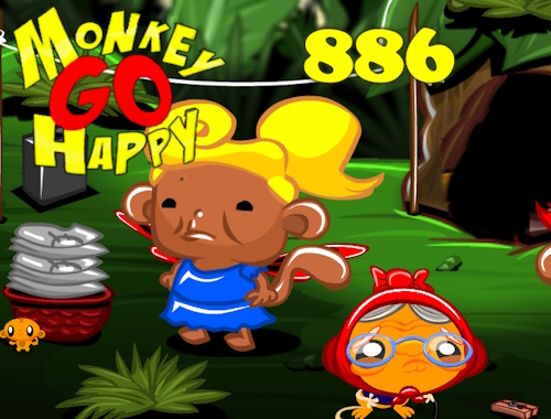 Gioco Scimmia diventa felice, palco 886 .