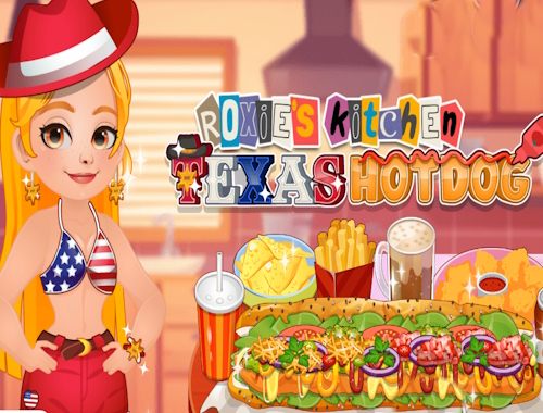 Gioco Hot dog di Roxie's Kitchen Texas.