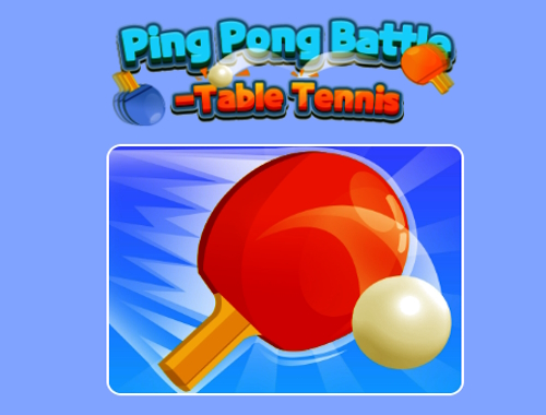 Gioco Battaglia di ping pong - Tennis da tavolo .