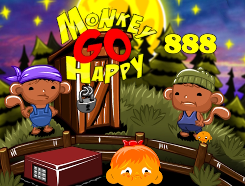 Gioco La scimmia diventa felice, tappa 888 .