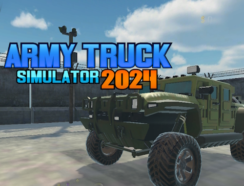 Gioco Simulatore di camion dell'esercito 2024 .