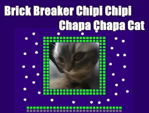 Gioco BRICK BRUCKER Chipi Chipi Chapa Chapa Cat.