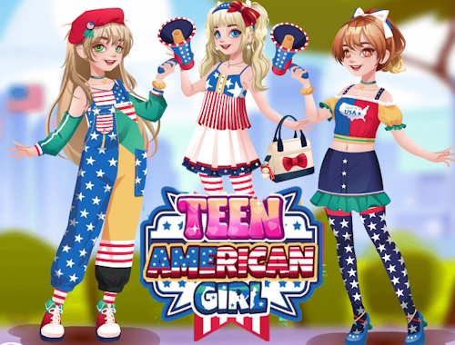 Gioco Ragazza americana teenager .