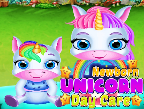 Gioco Asilo nido per unicorno neonato 