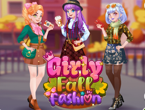 Gioco Moda autunnale per ragazze .