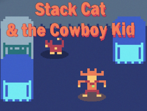 Gioco Stack Cat e il ragazzo cowboy .