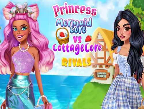 Gioco Princess Cottage Core contro i rivali Sirena Core .