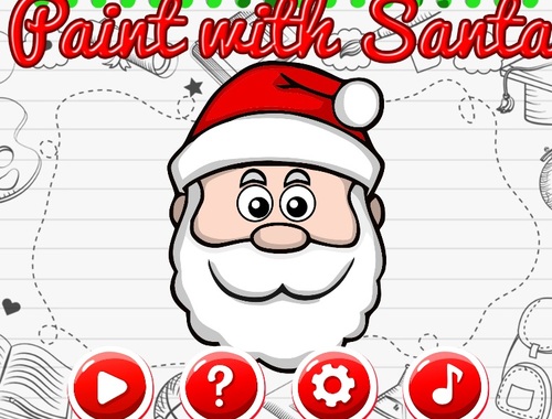 Gioco Dipingi con Babbo Natale 