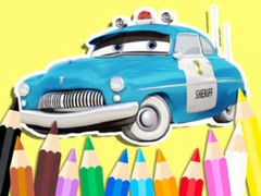 Gioco Coloring Book: Cars Sheriff