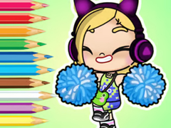 Gioco Coloring Book: Avatar World Cheerleader