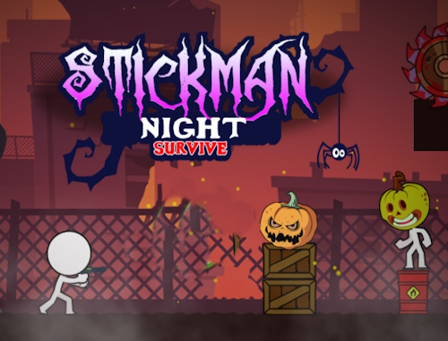 Gioco Stickman Night Sopravvivi .