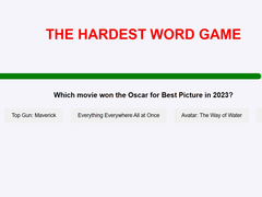 Gioco The Hardest Word Game