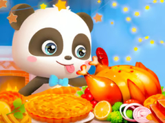 Gioco Jigsaw Puzzle: Little Panda Thanksgiving Feast