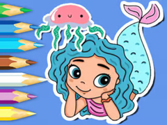 Gioco Coloring Book: Jellyfish Mermaid