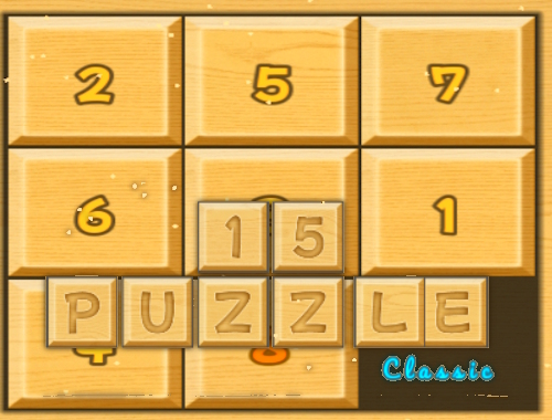 Gioco 15 Puzzle classici 